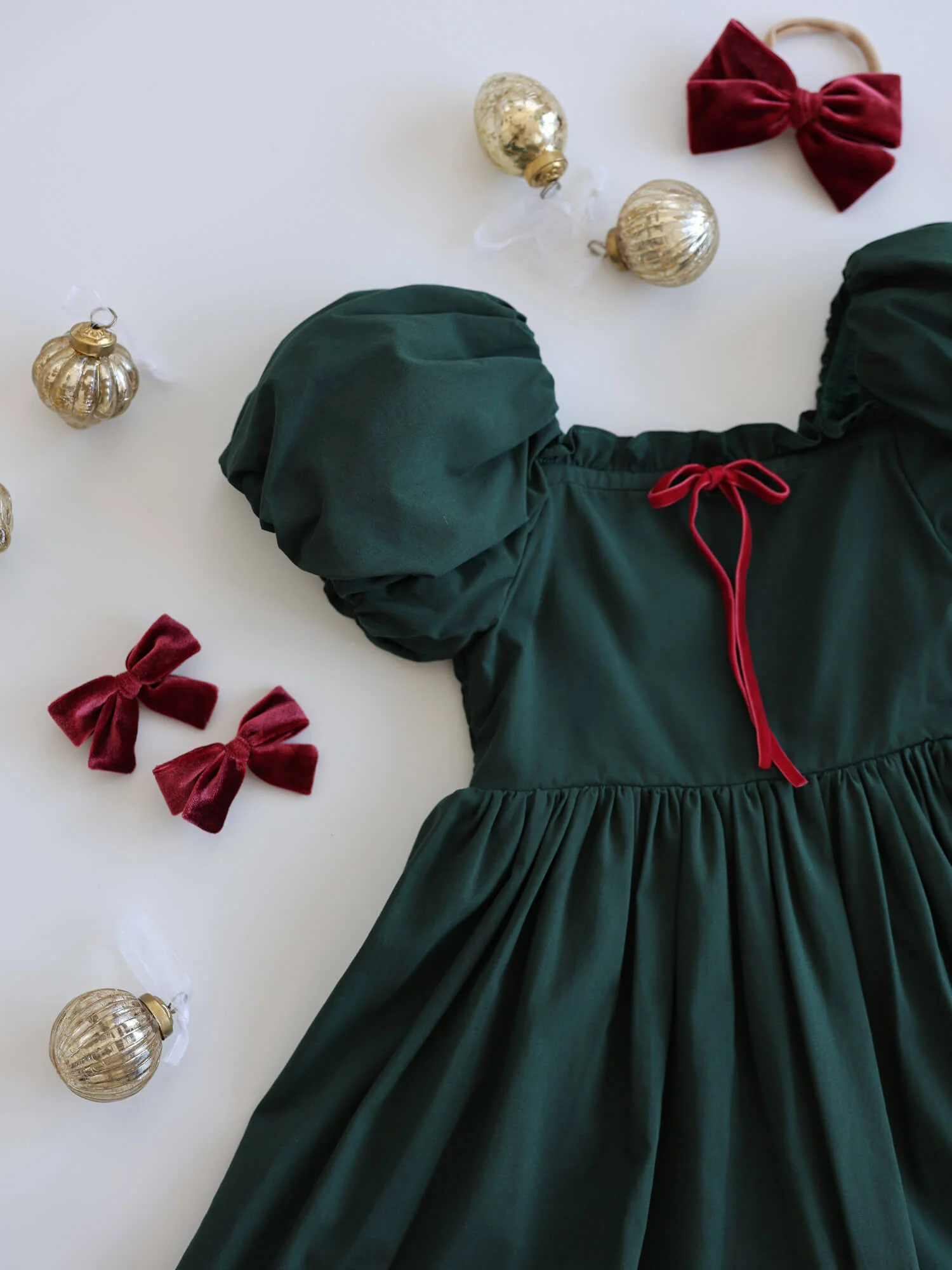 Ava dress - emerald - Image 3
