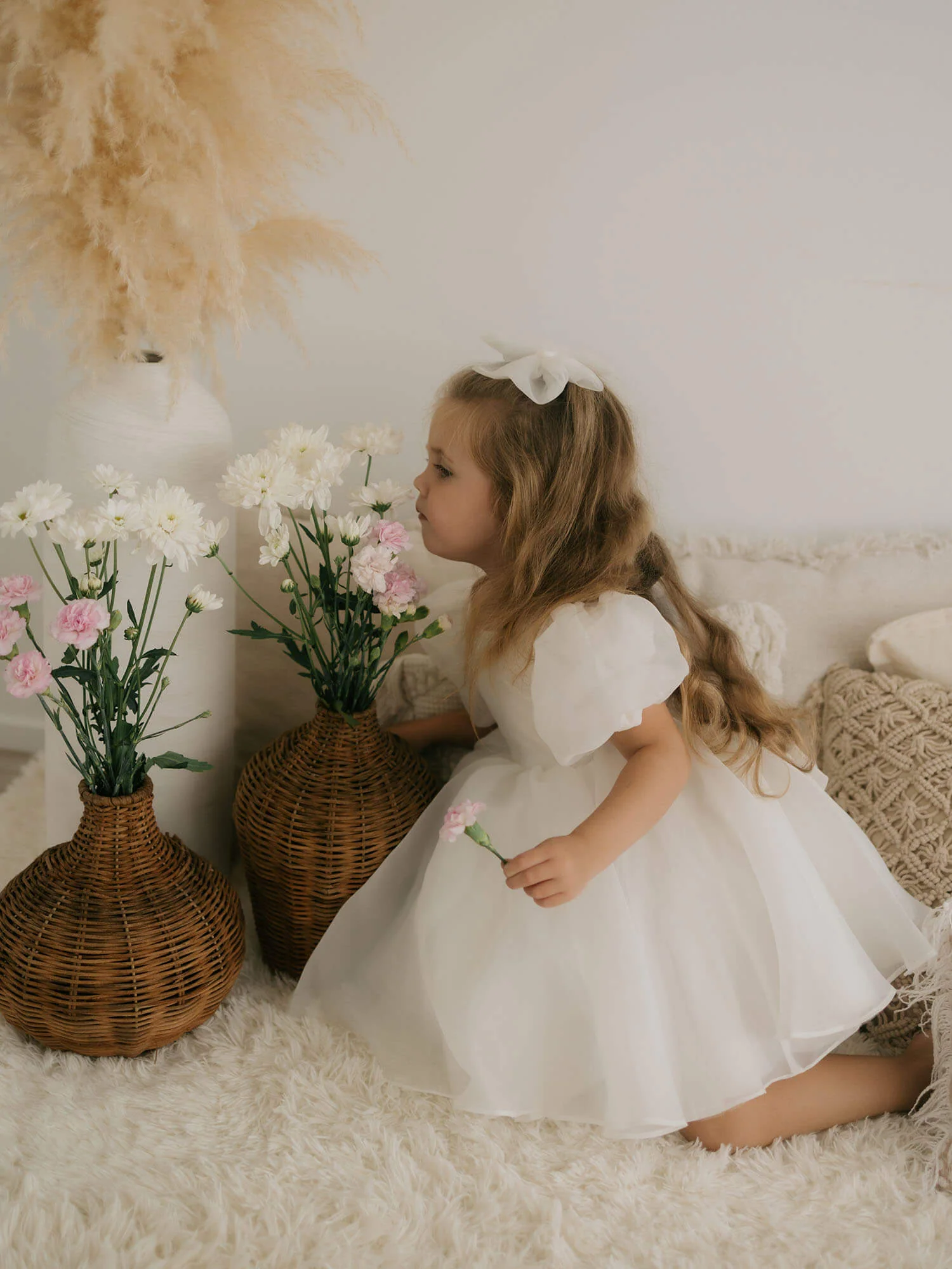 Cleo dress - ivory organza - Image 11