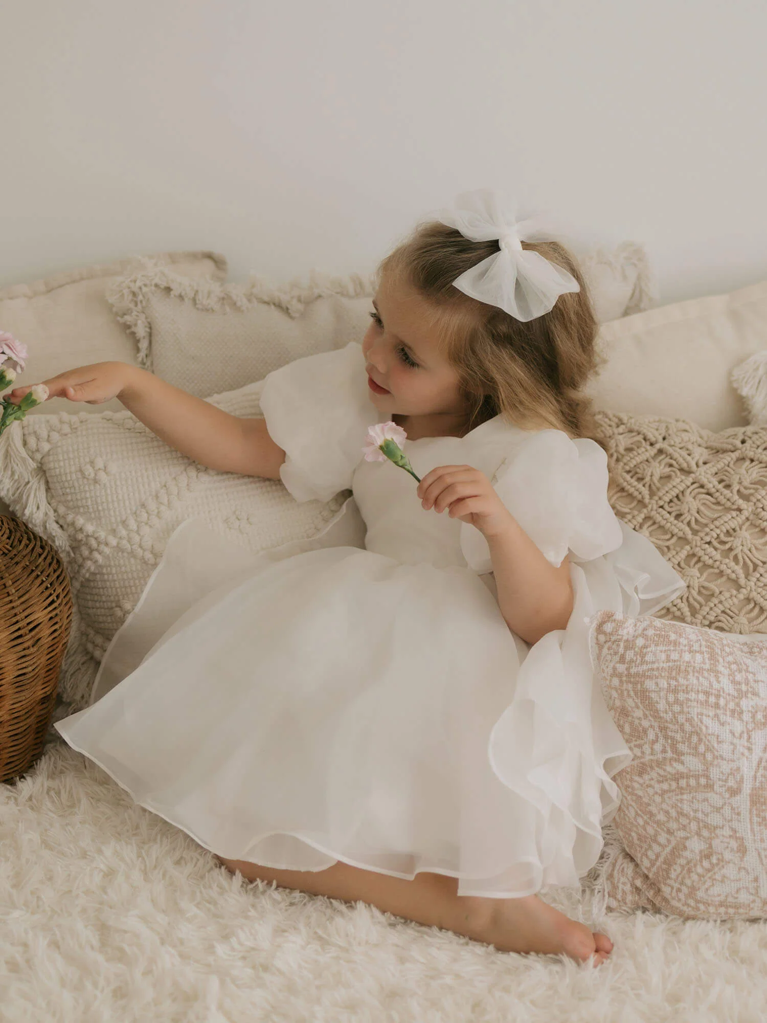 Cleo dress - ivory organza - Image 14