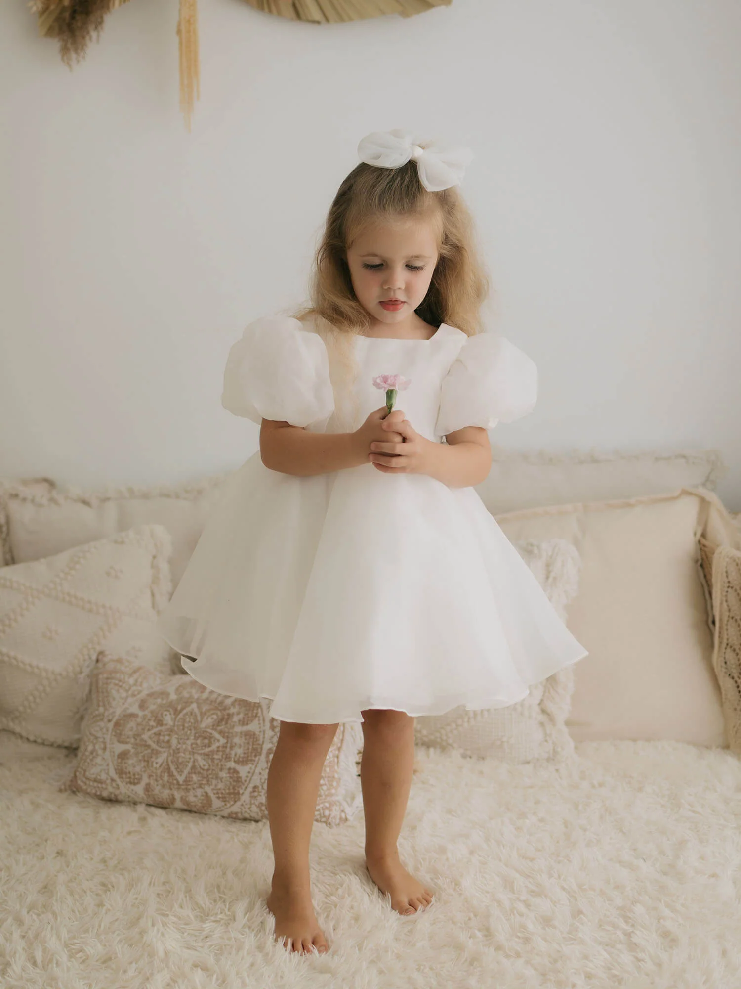 Cleo dress - ivory organza - Image 6
