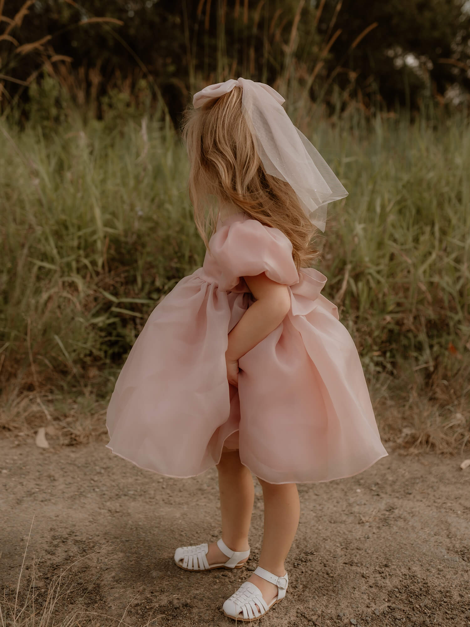 Cleo dress - blush organza - Image 10