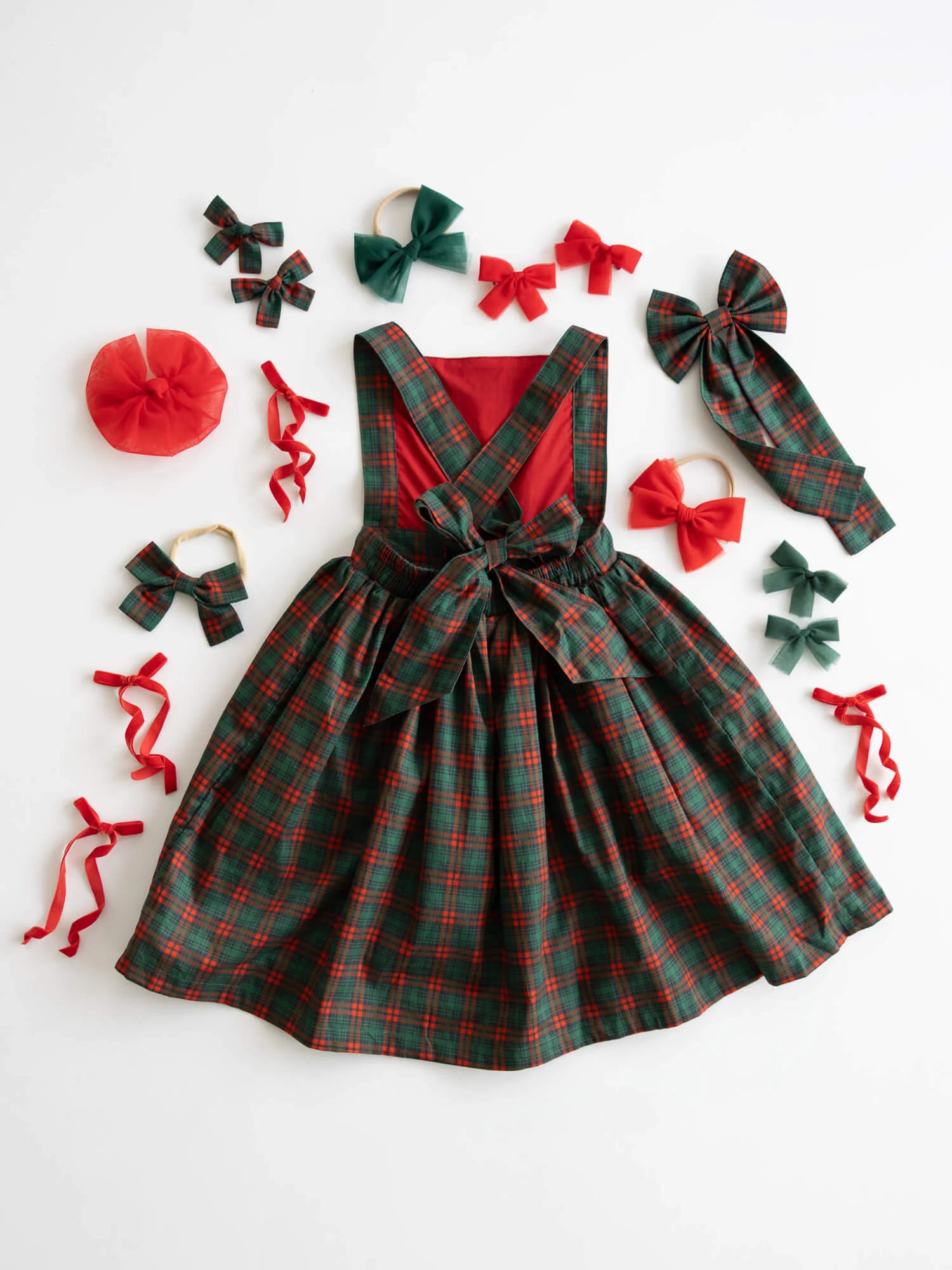 Ellie dress - Christmas plaid - Image 3