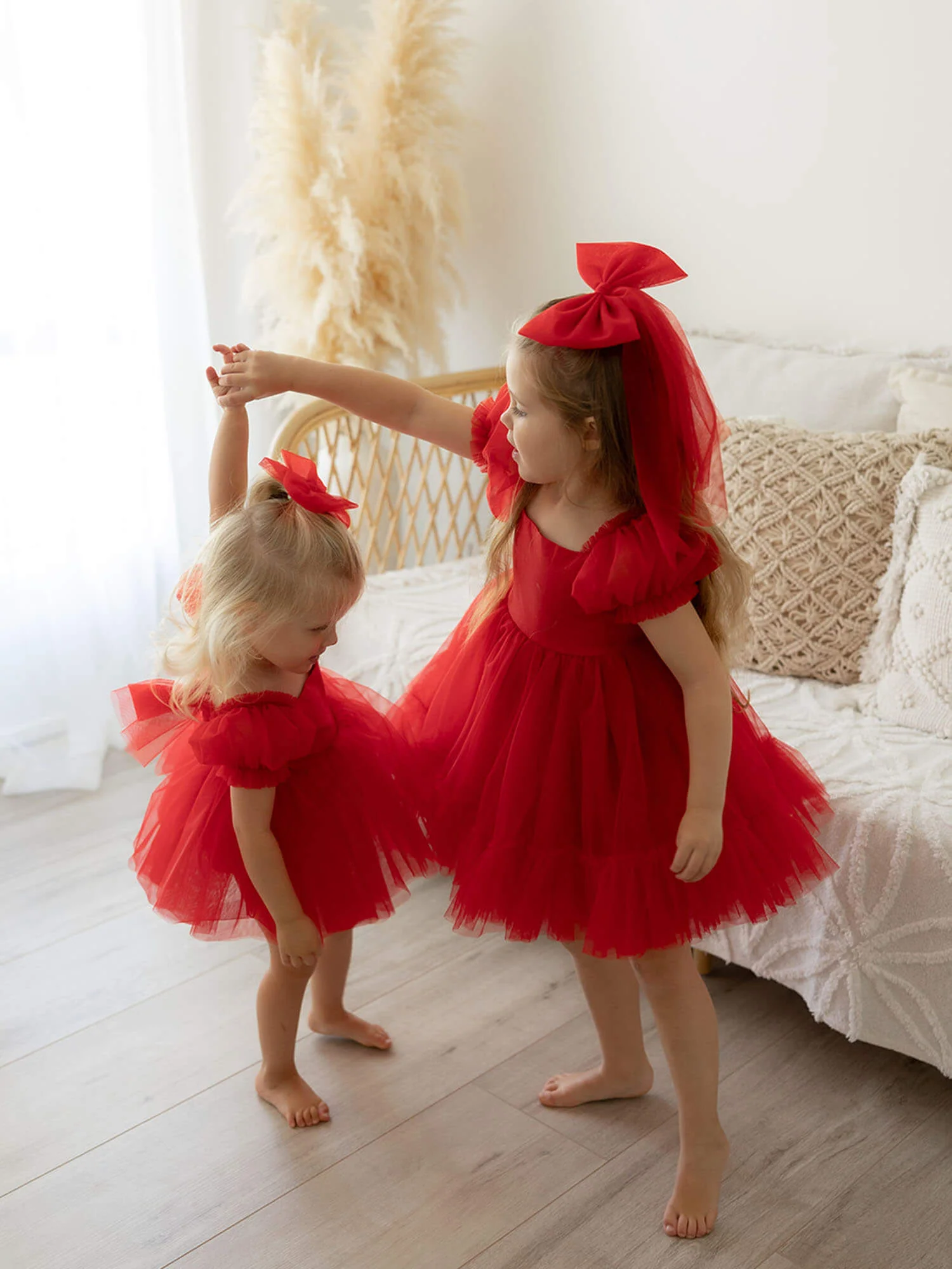 Gabrielle dress - ruby red - Image 4