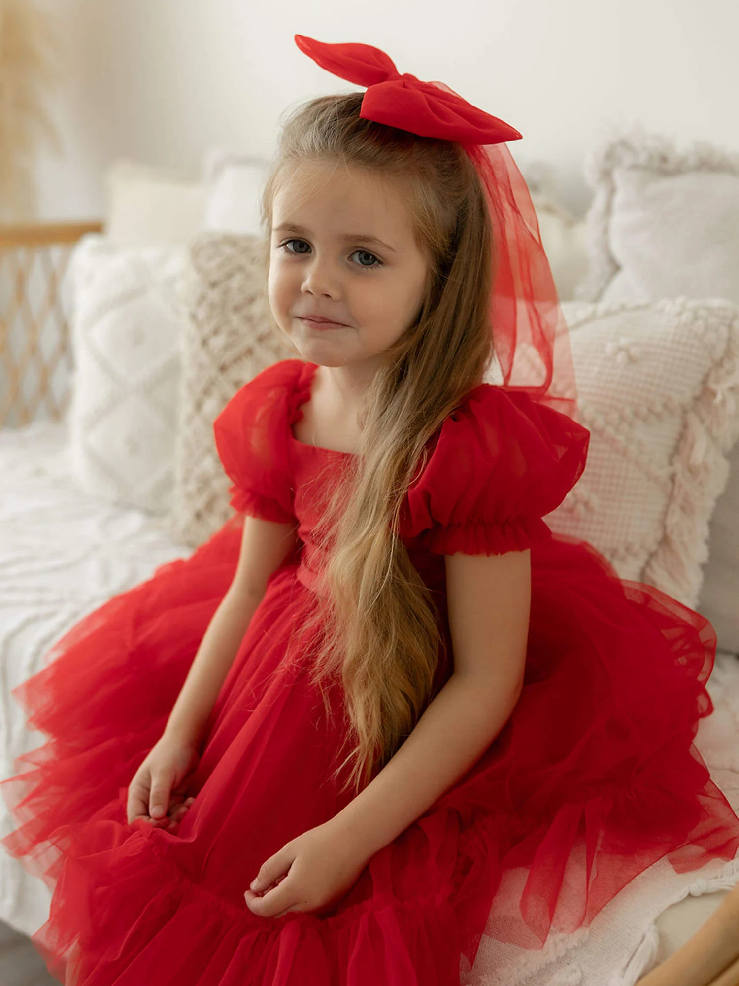 Gabrielle dress - ruby red - Image 5