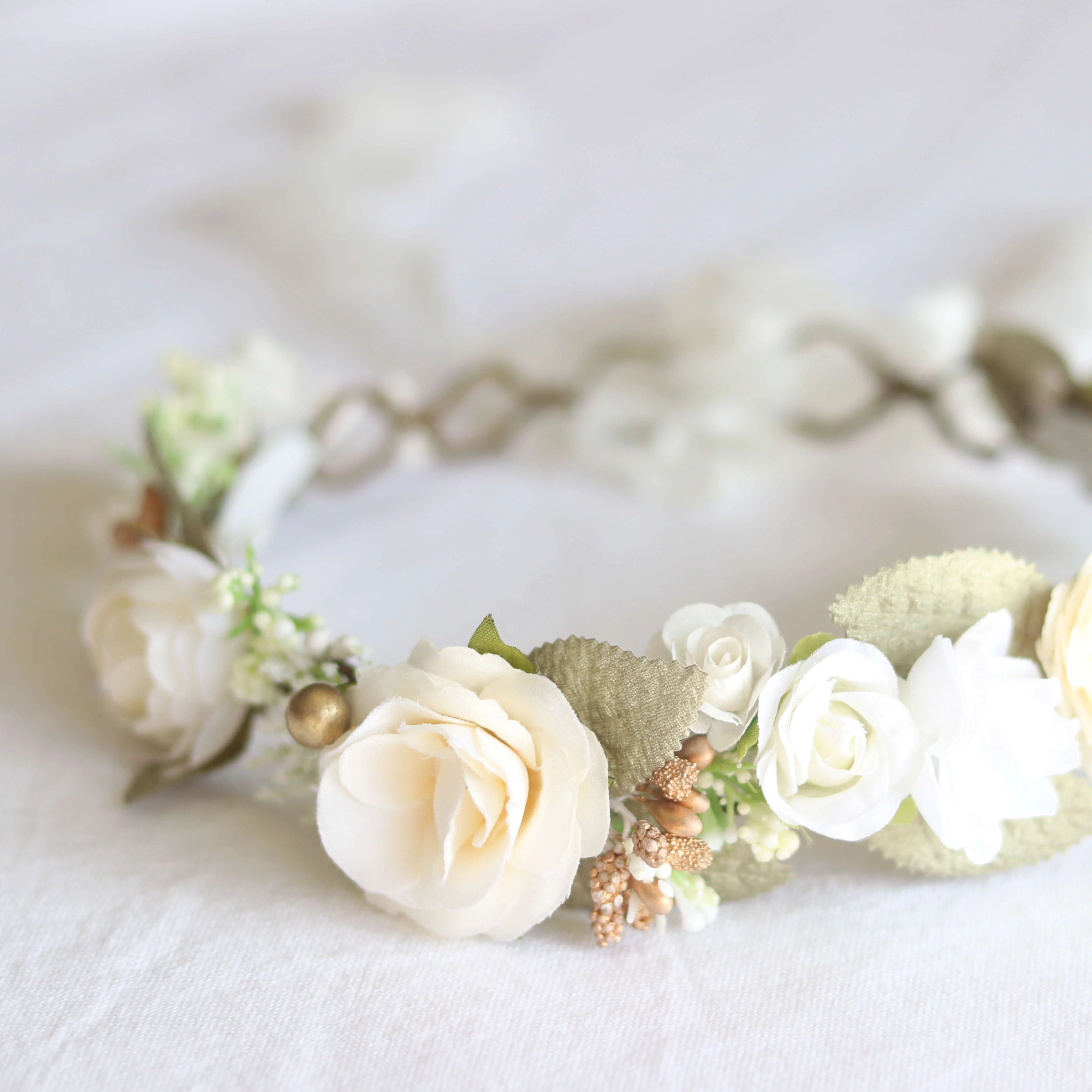 Sage flower crown - Image 3