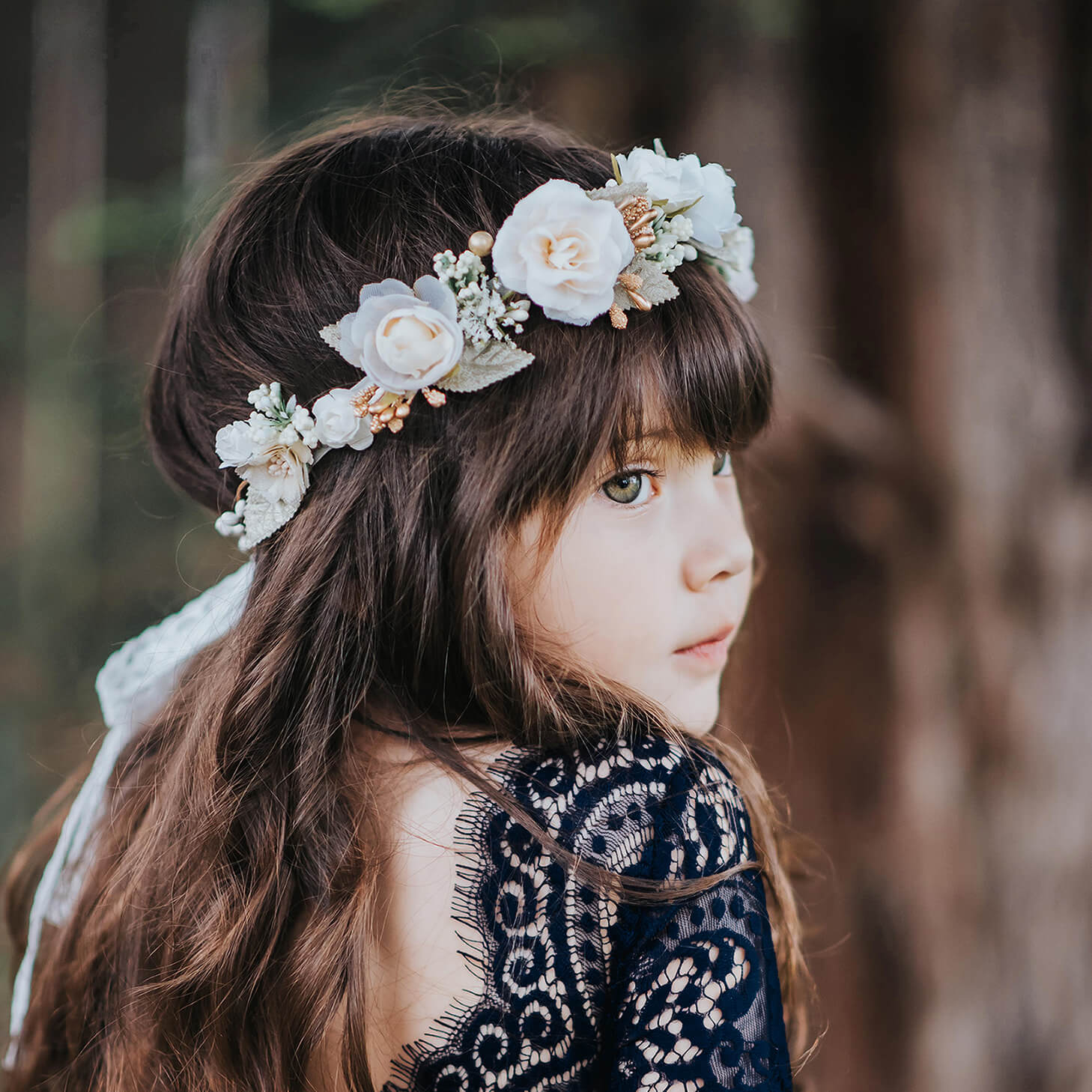 Sage flower crown - Image 4