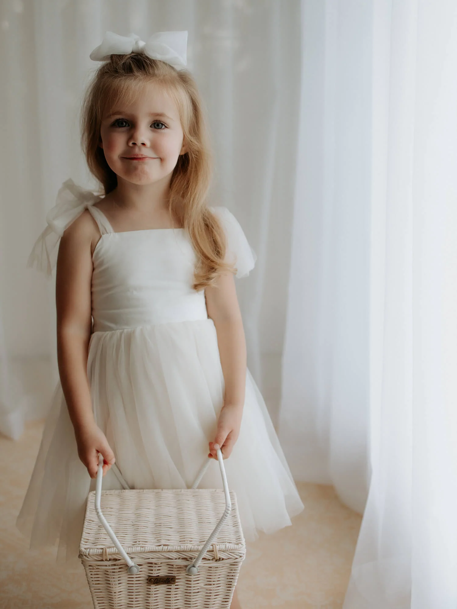 Harper dress - tea length - cream - Image 11
