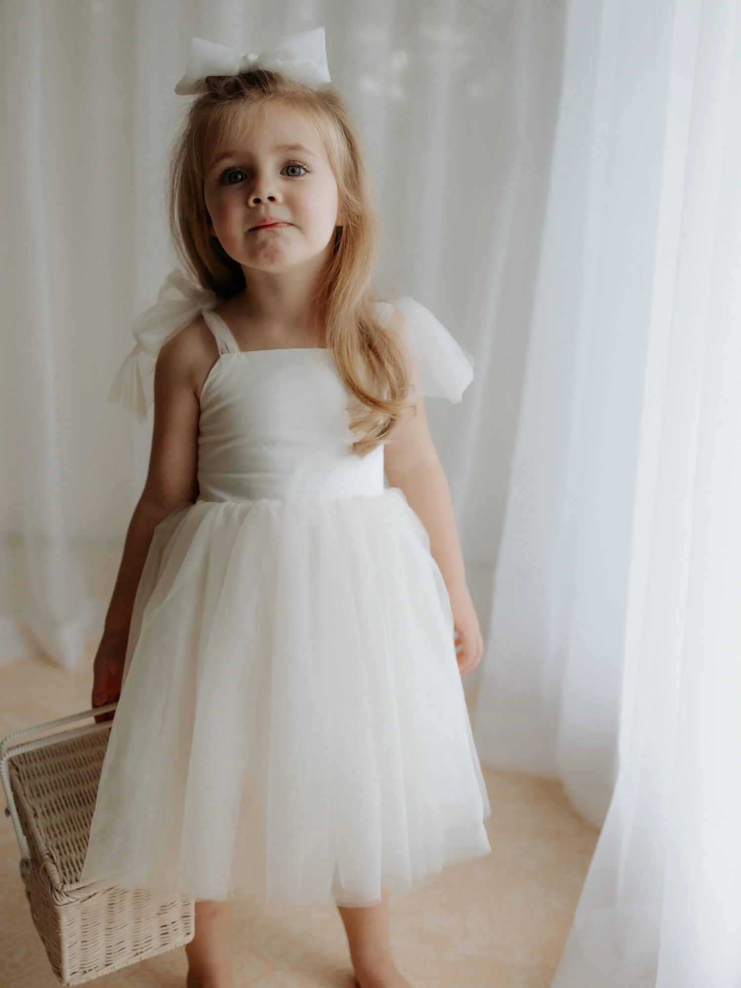 Harper dress - tea length - cream - Image 12