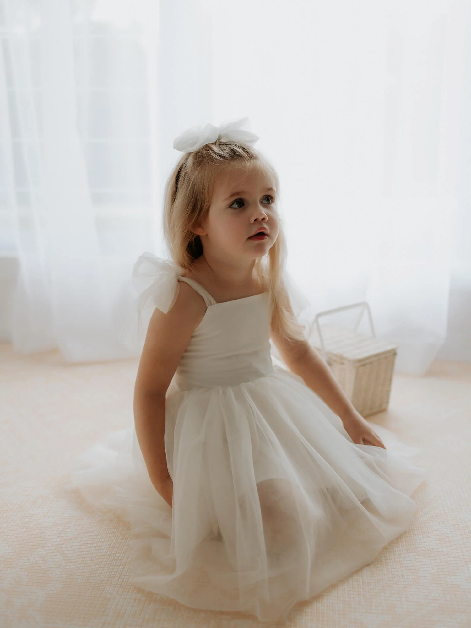 Harper dress - tea length - cream - Image 15
