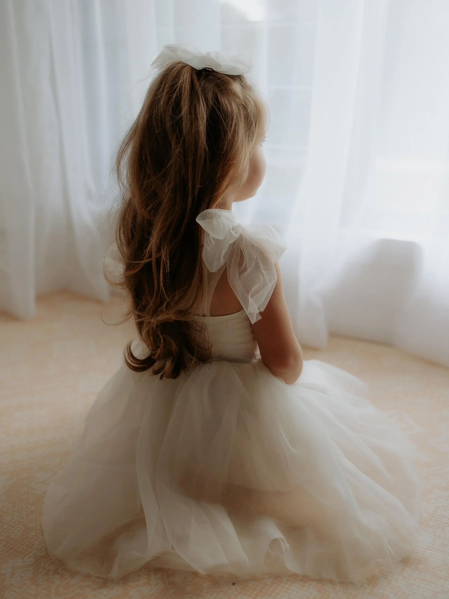 Harper dress - tea length - cream - Image 20