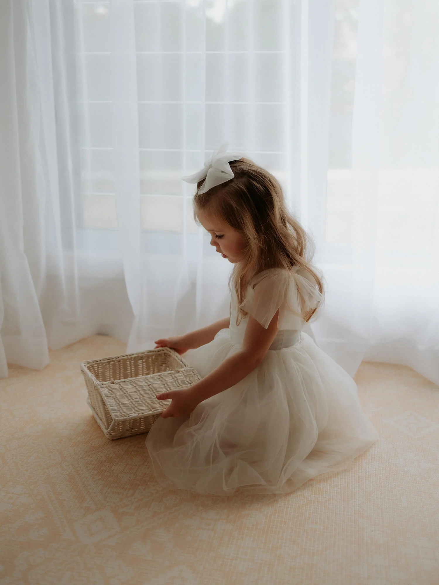 Harper dress - tea length - cream - Image 8