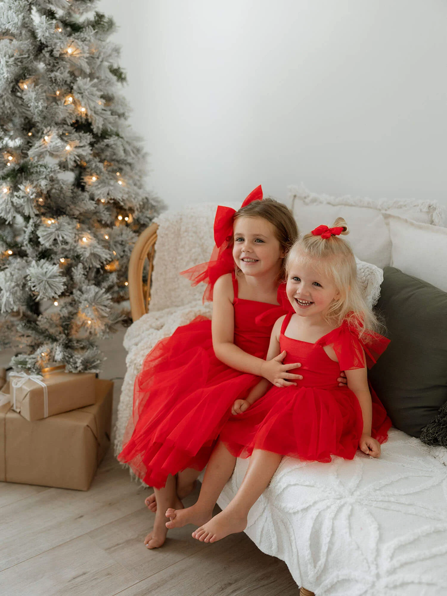 Harper dress - tea length - ruby red - Image 3