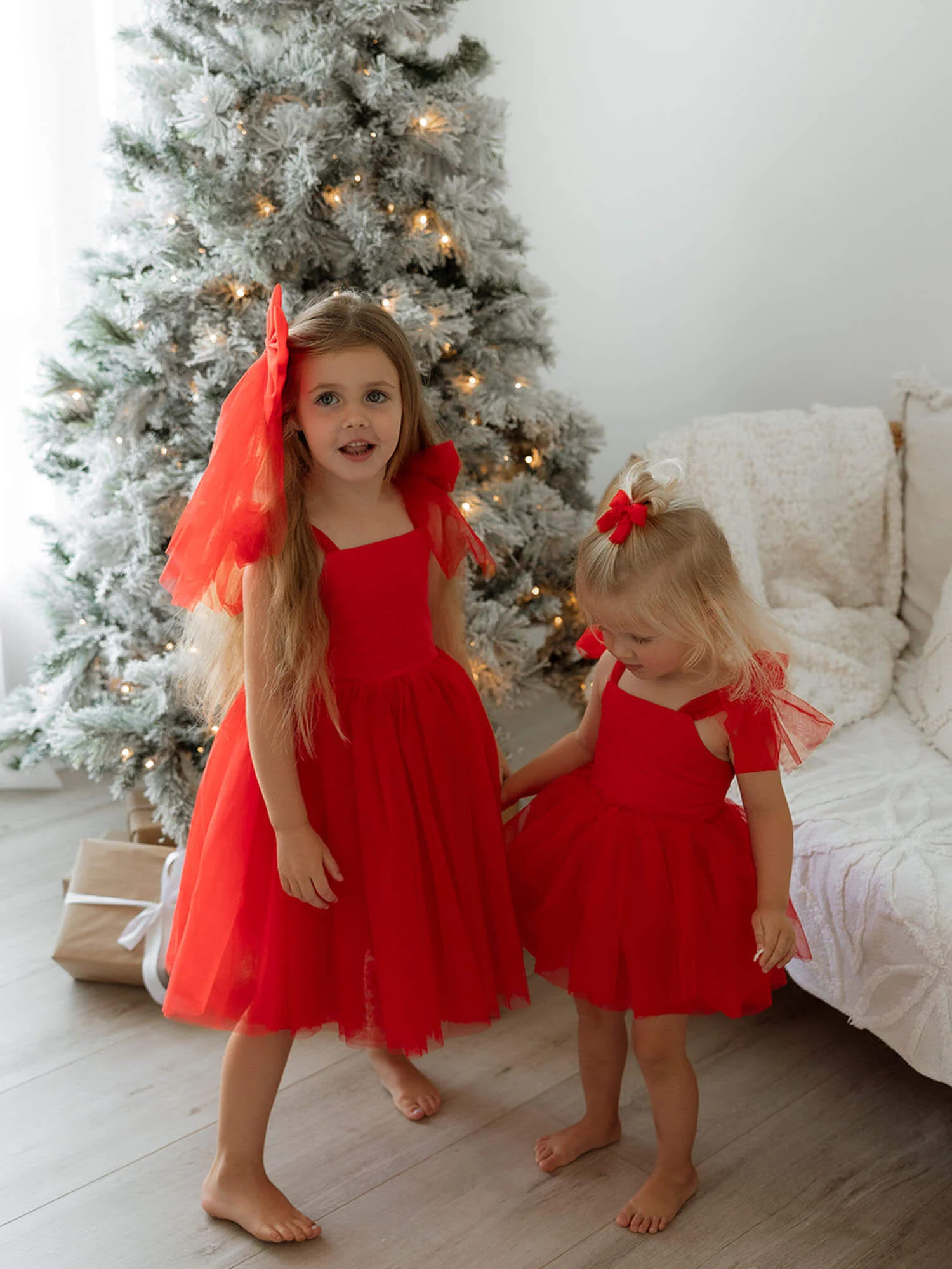 Harper dress - tea length - ruby red - Image 4