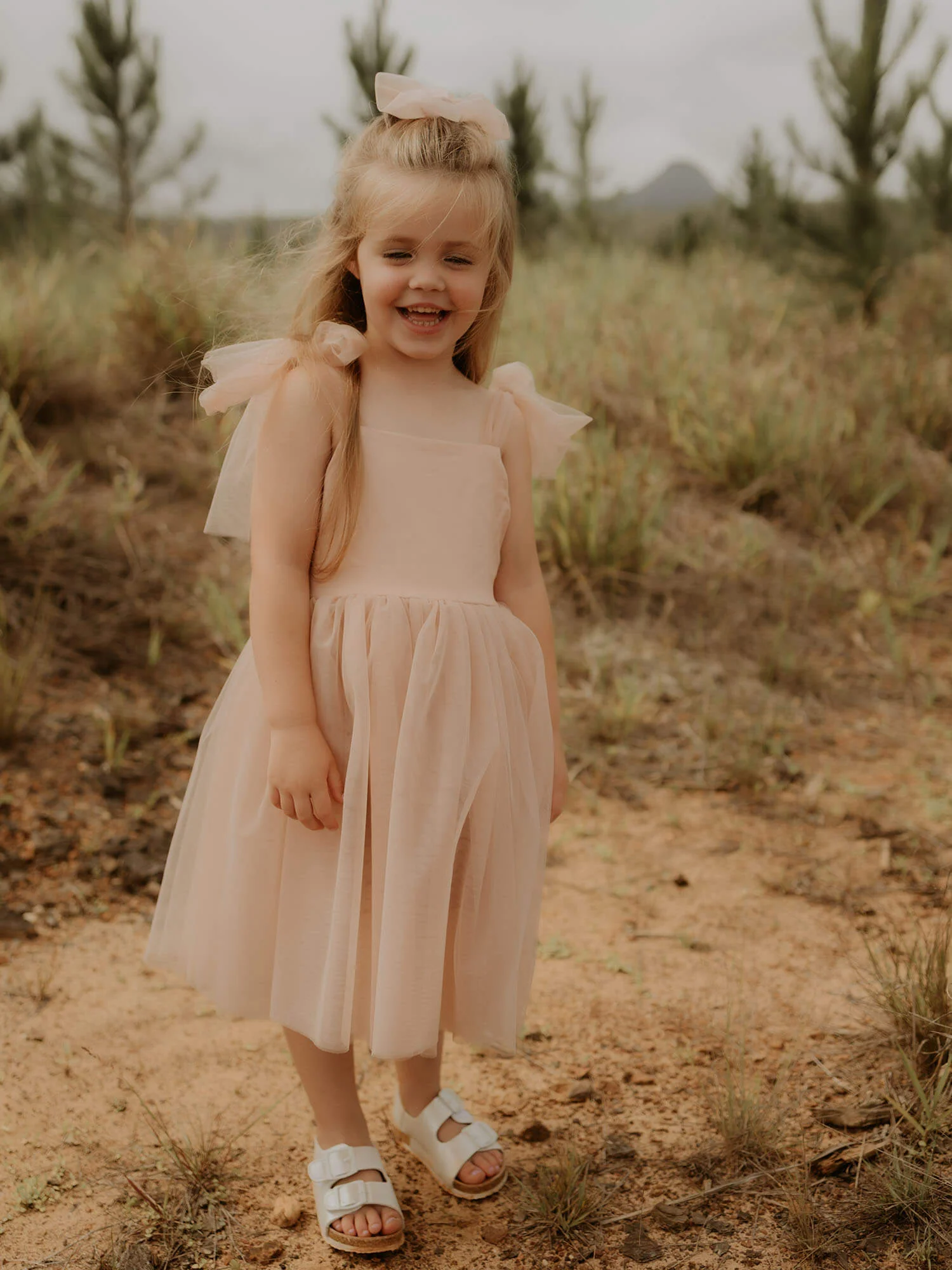 Isla dress - tea length - champagne - Image 17