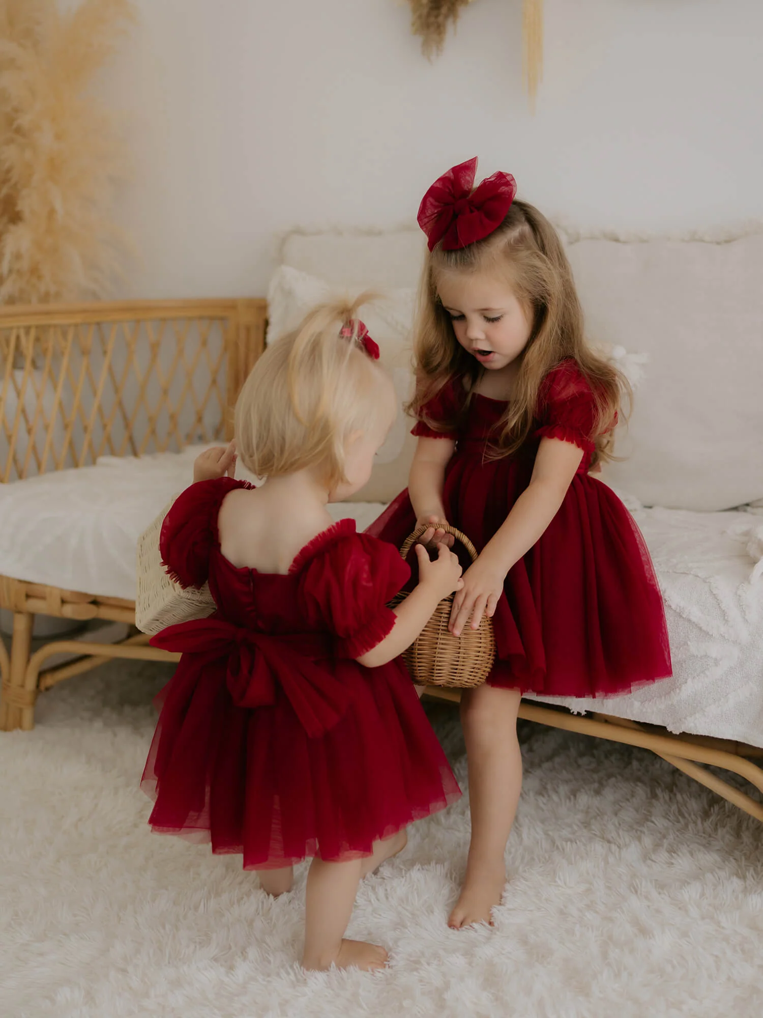 Layla dress - crimson - Image 3