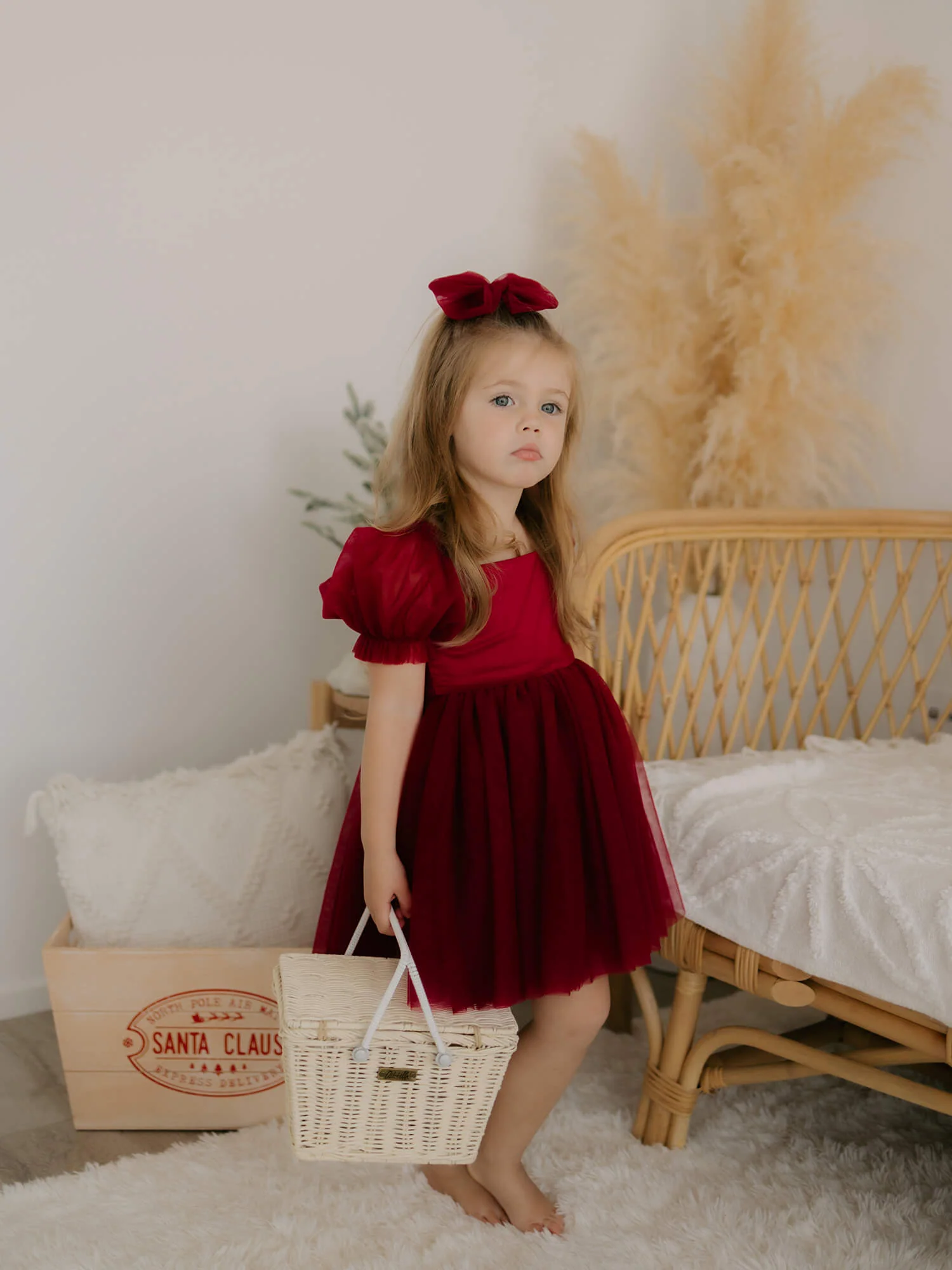 Layla dress - crimson - Image 5