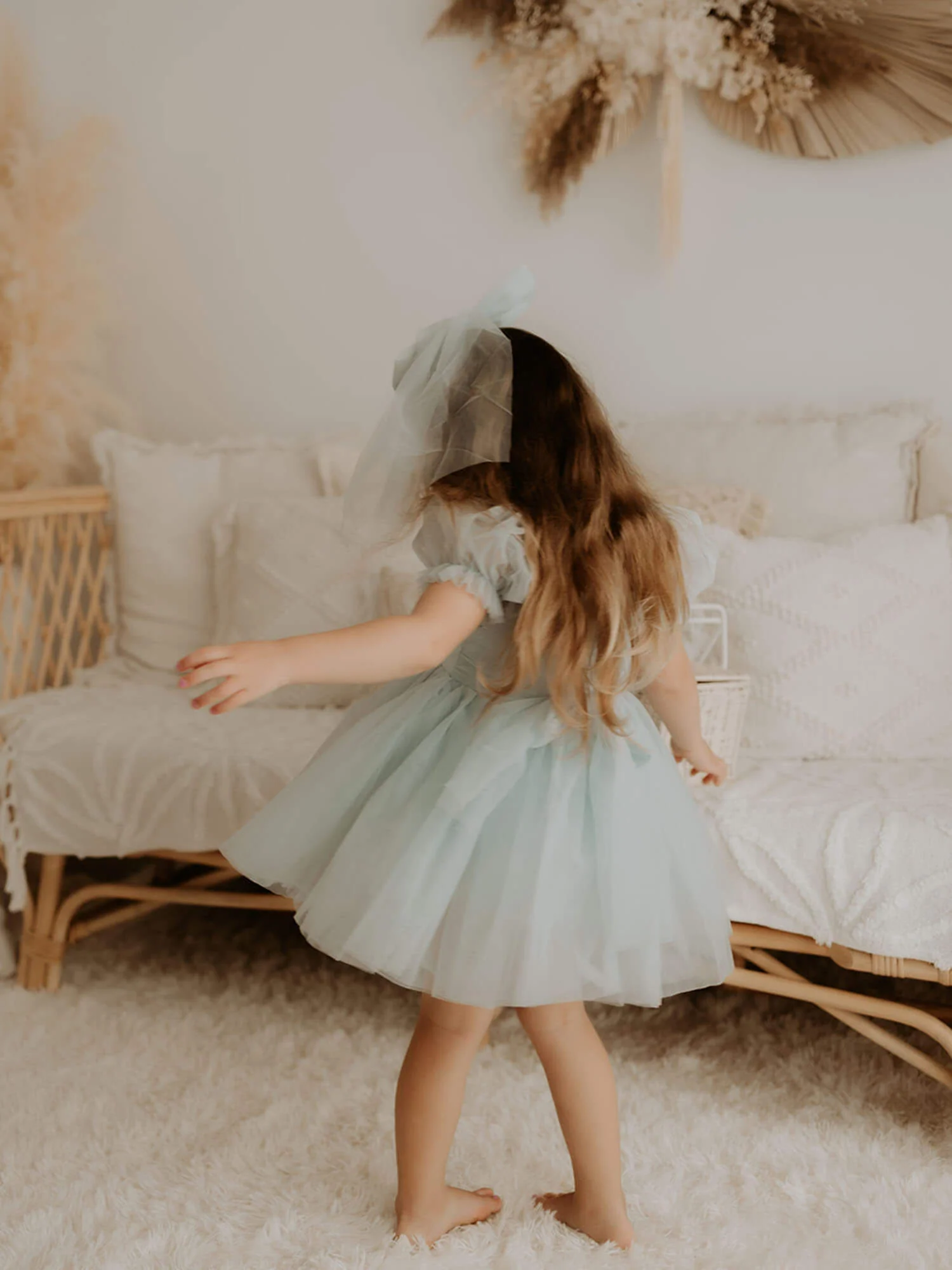 Layla dress - dusty blue - Image 4