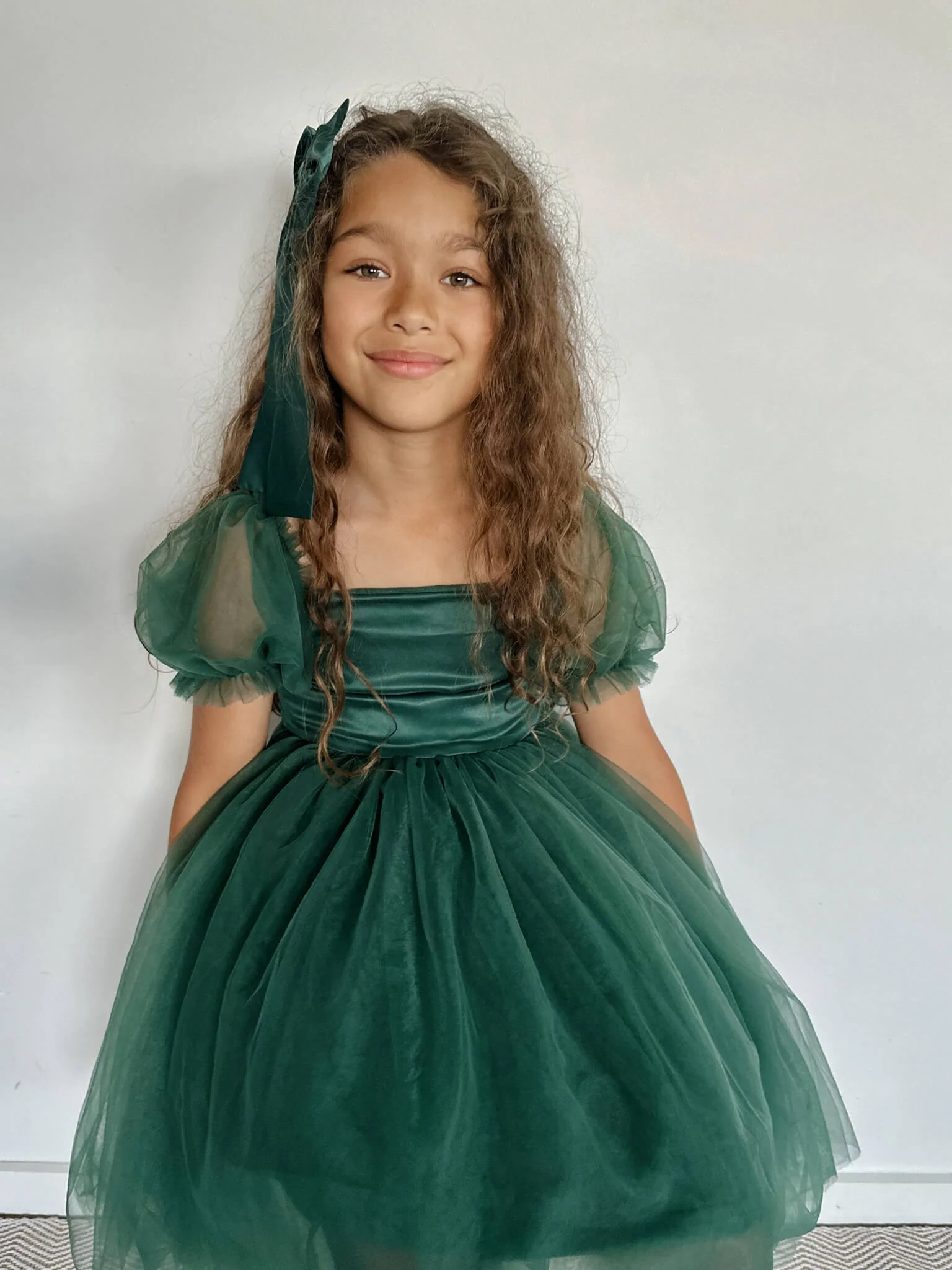 Layla dress - emerald - Image 10