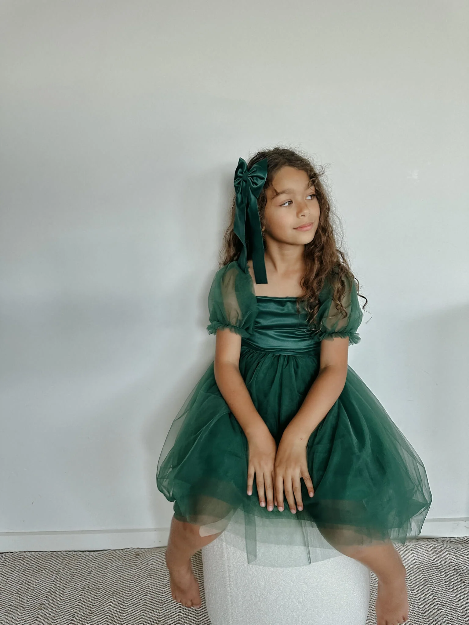Layla dress - emerald - Image 11