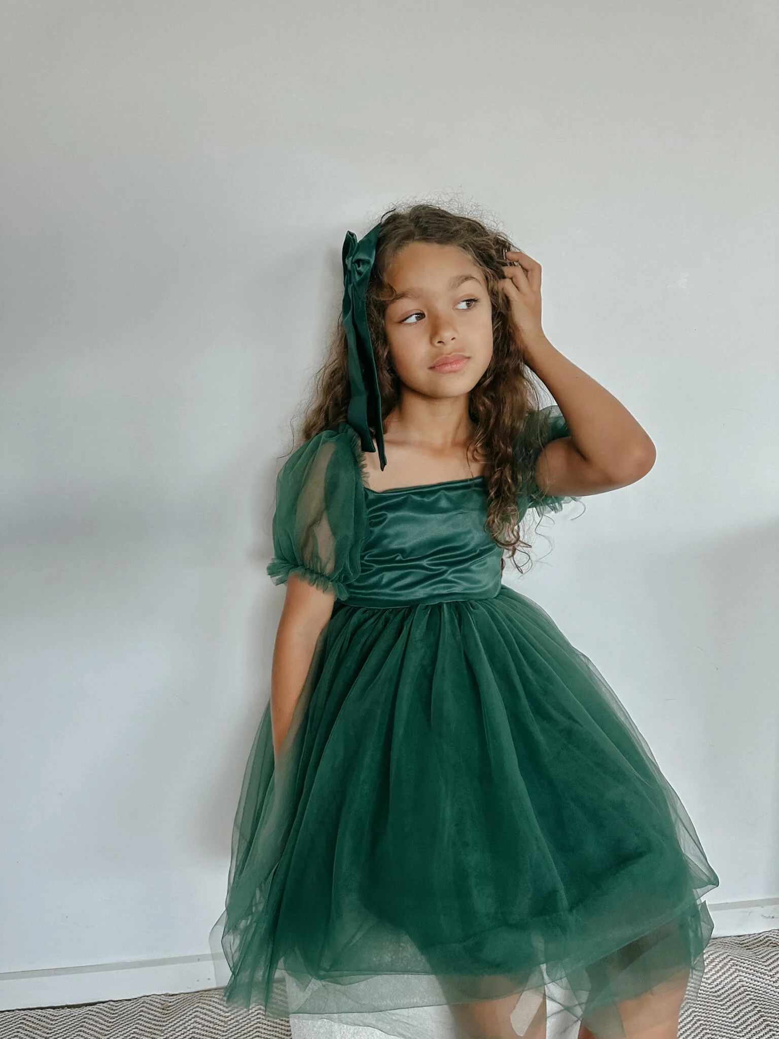 Layla dress - emerald - Image 12