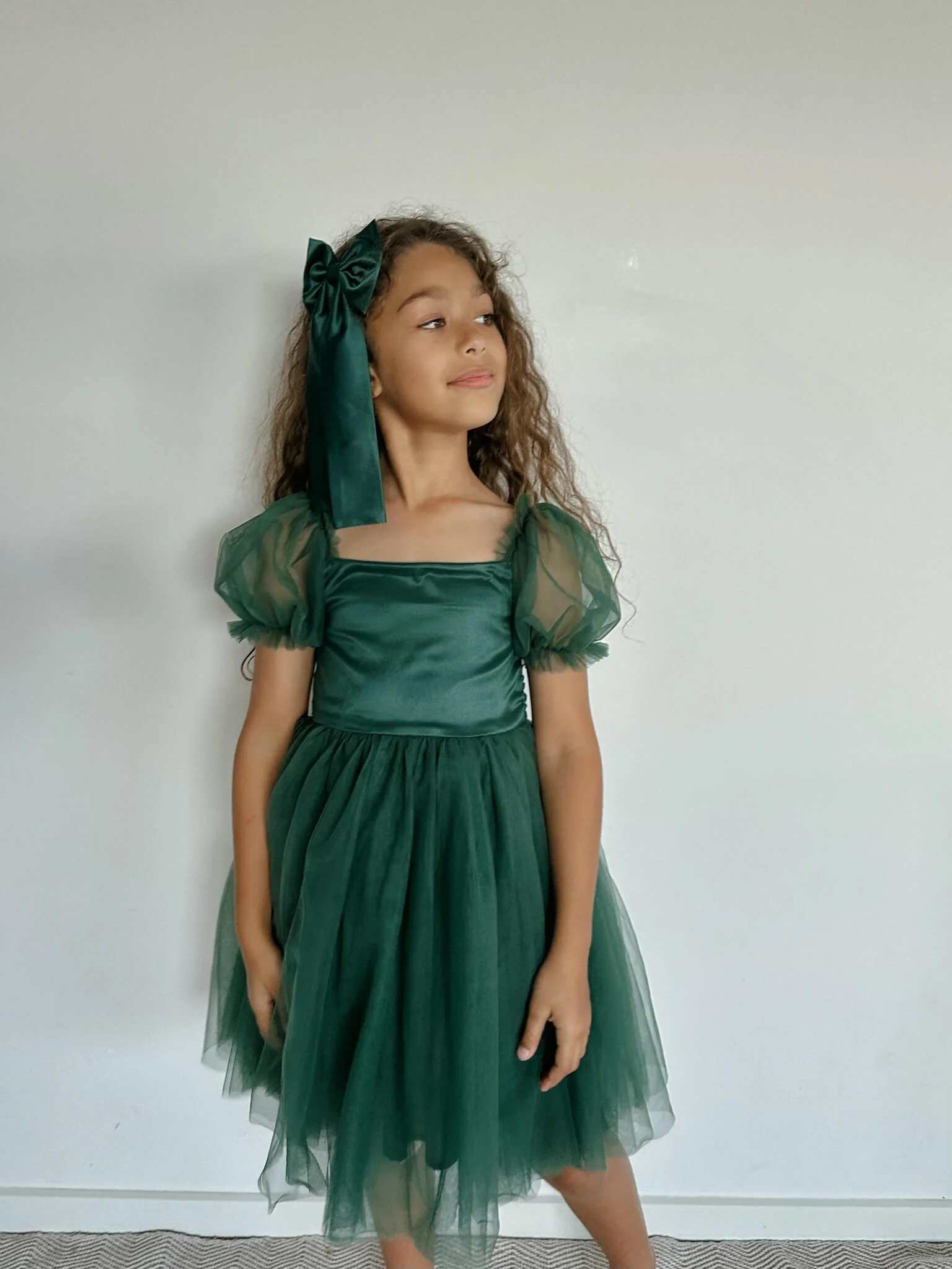 Layla dress - emerald - Image 4