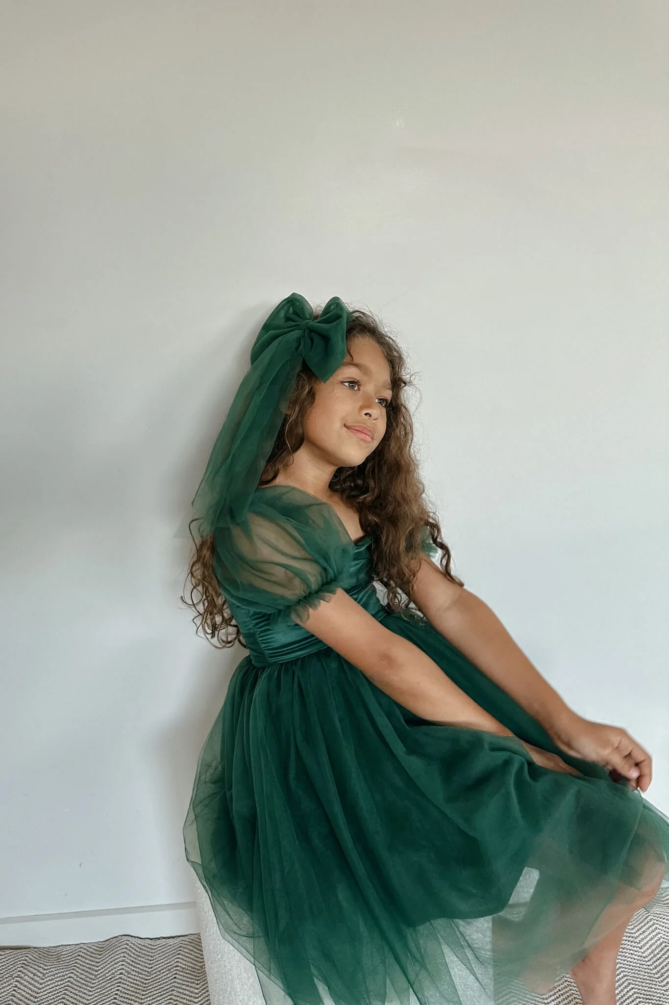 Layla dress - emerald - Image 5