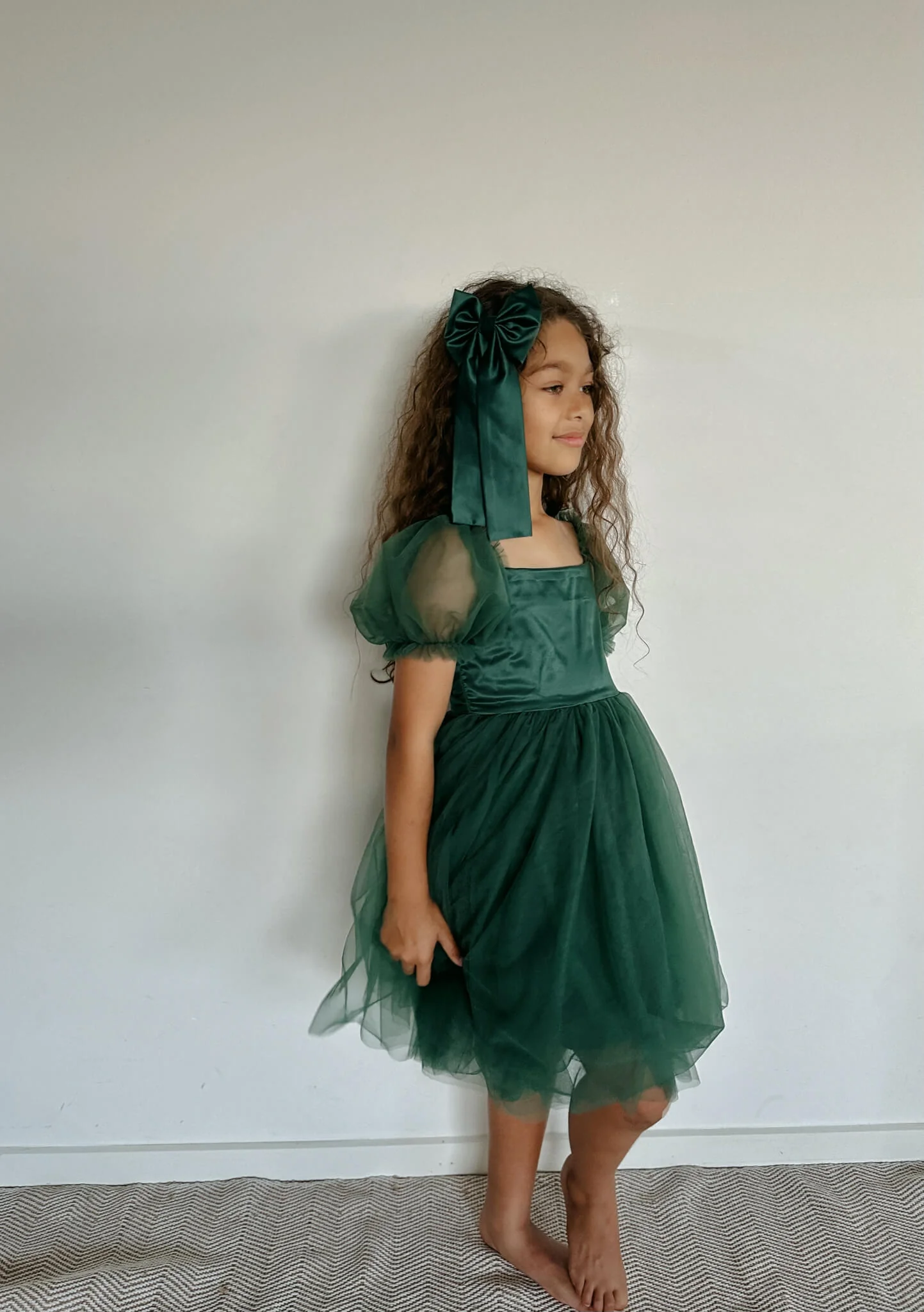 Layla dress - emerald - Image 6