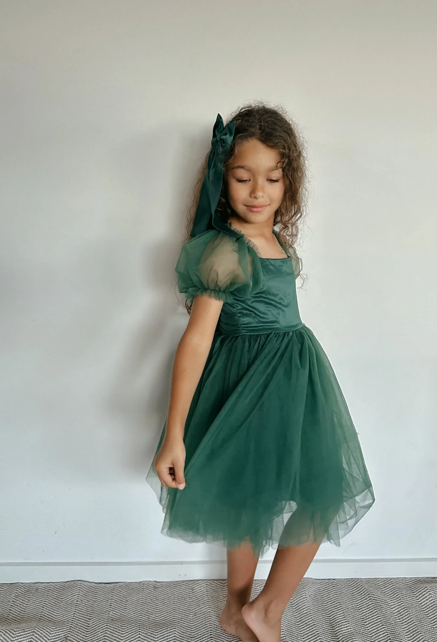 Layla dress - emerald - Image 7