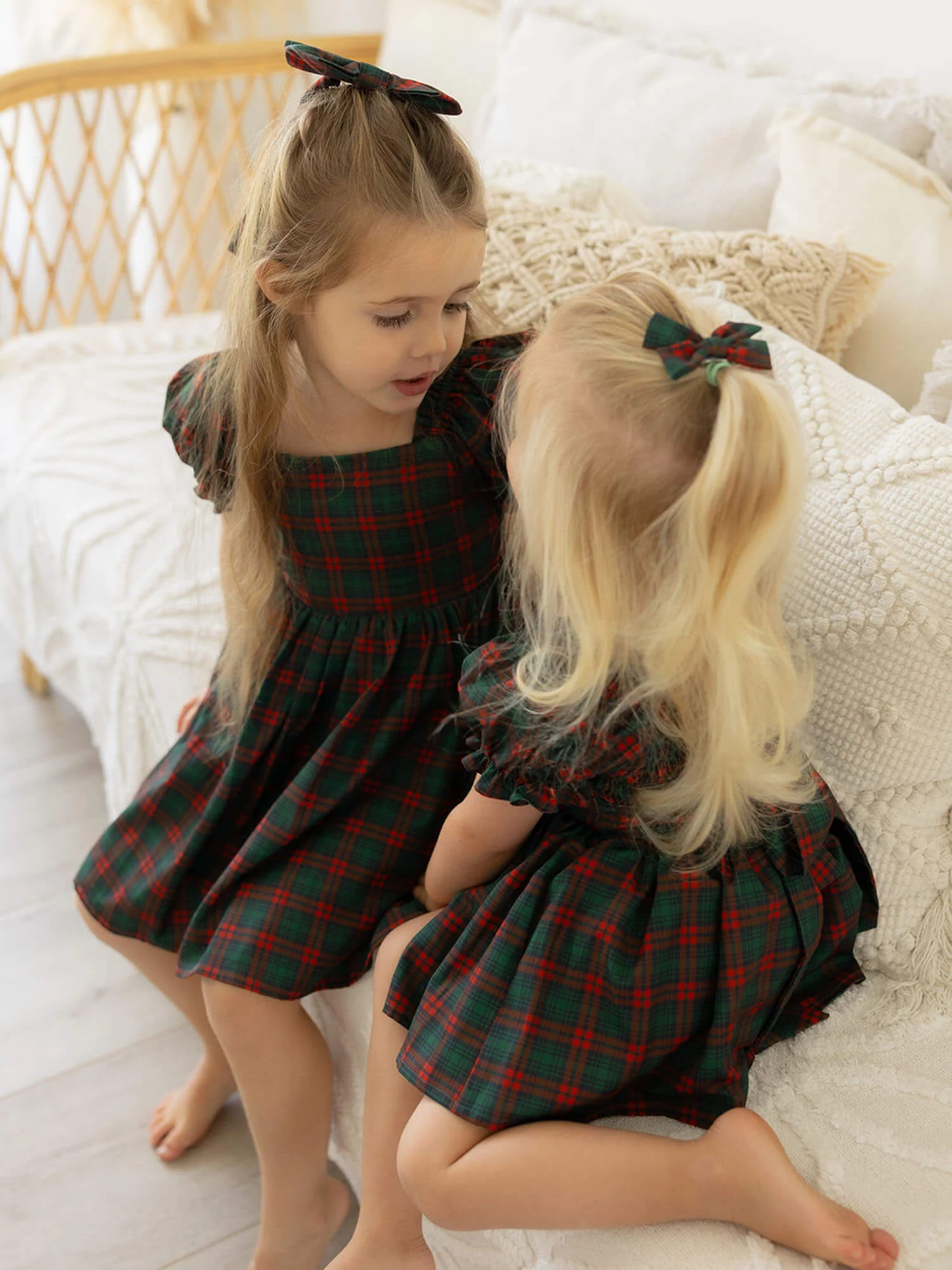 Mila dress - Christmas plaid - Image 10