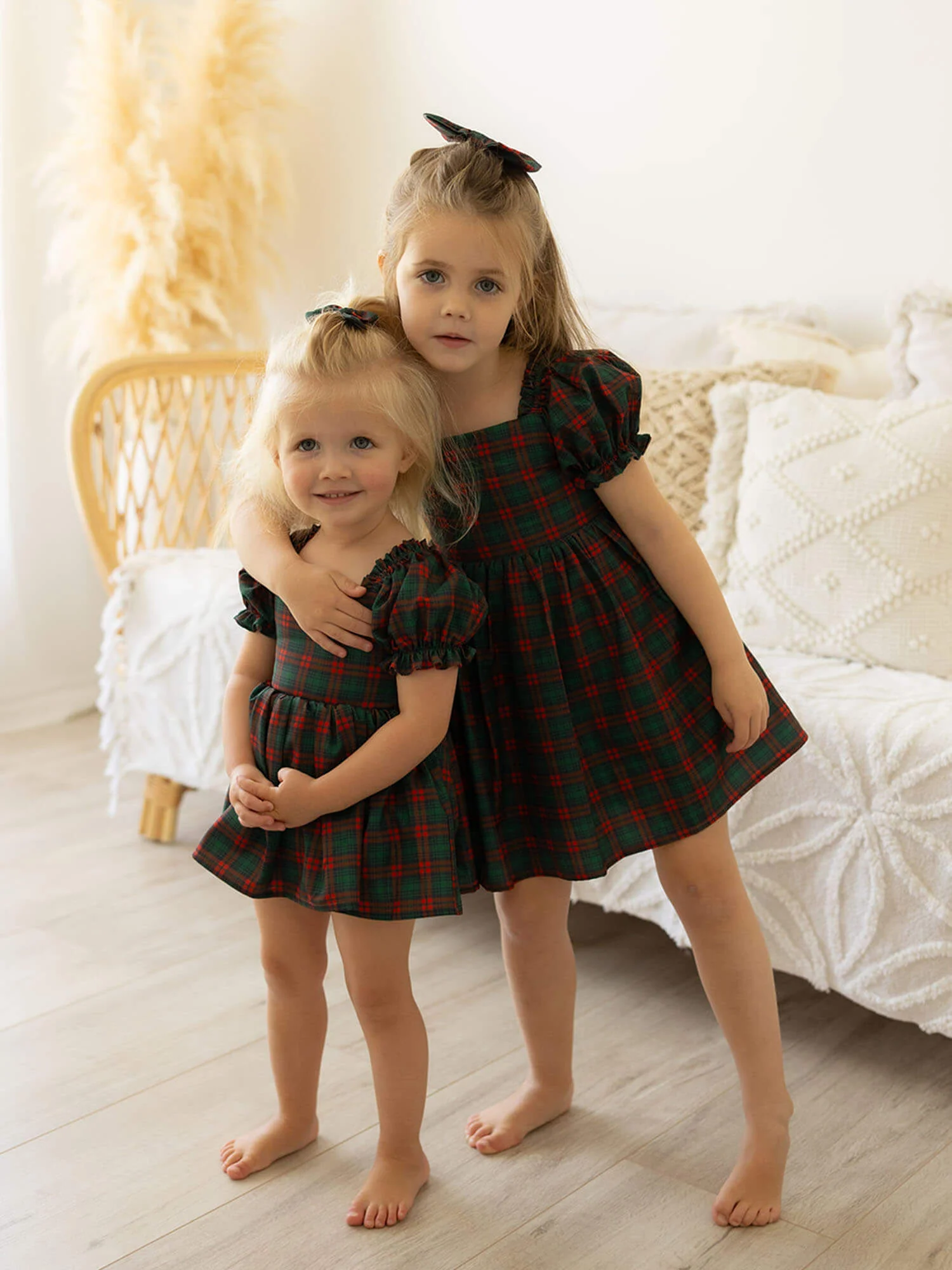 Mila dress - Christmas plaid - Image 3