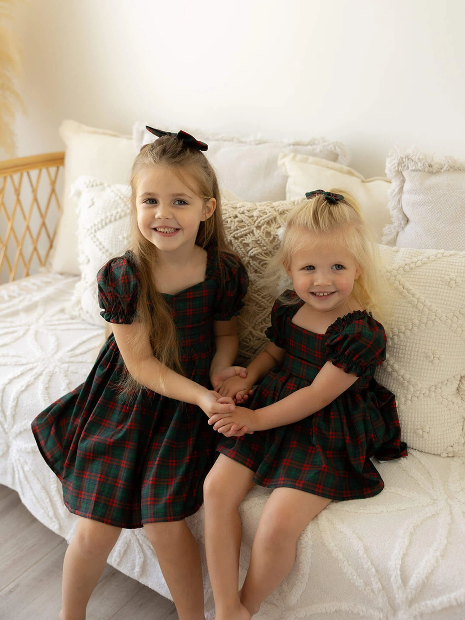 Mila dress - Christmas plaid - Image 6