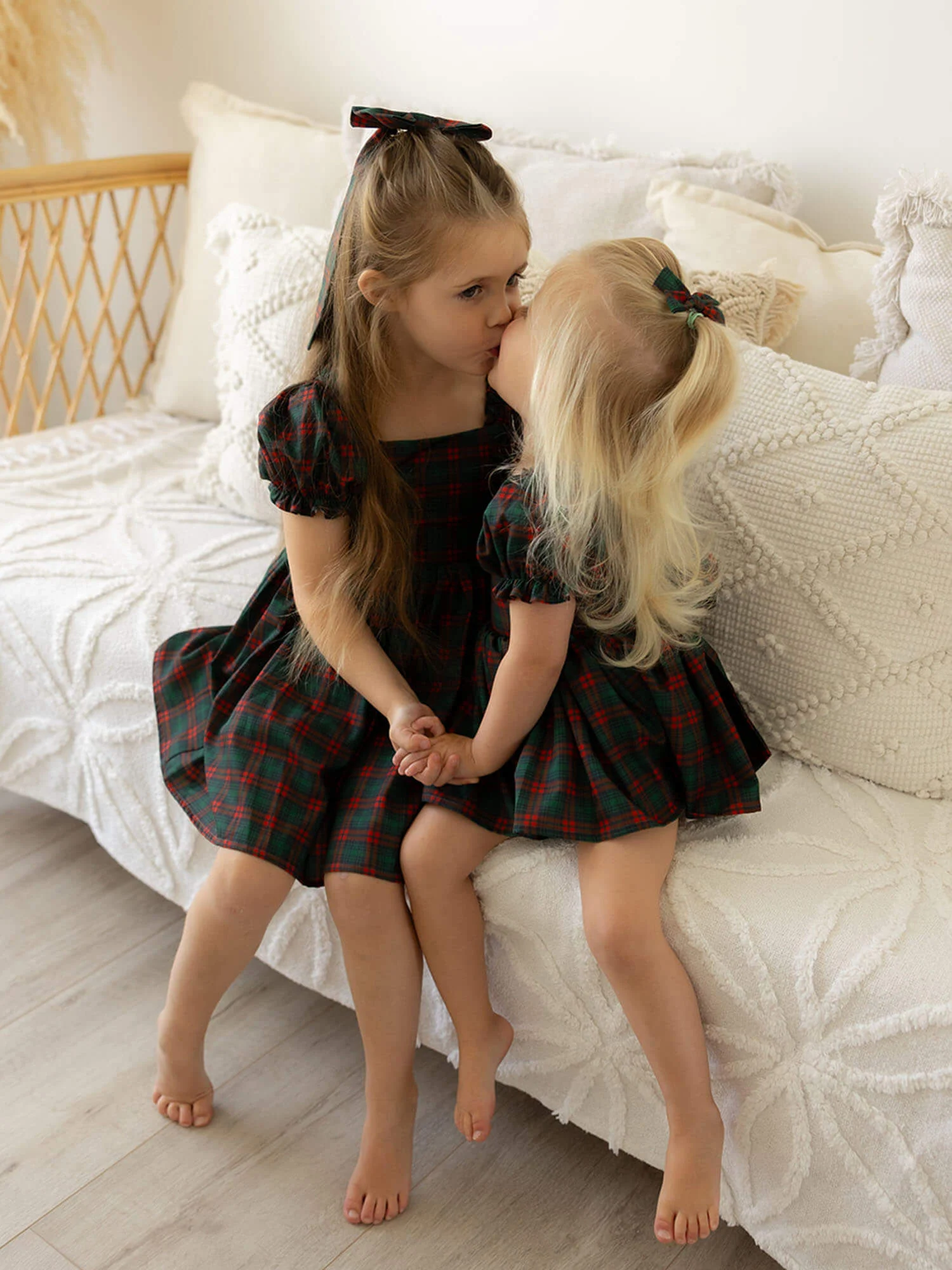 Mila dress - Christmas plaid - Image 9