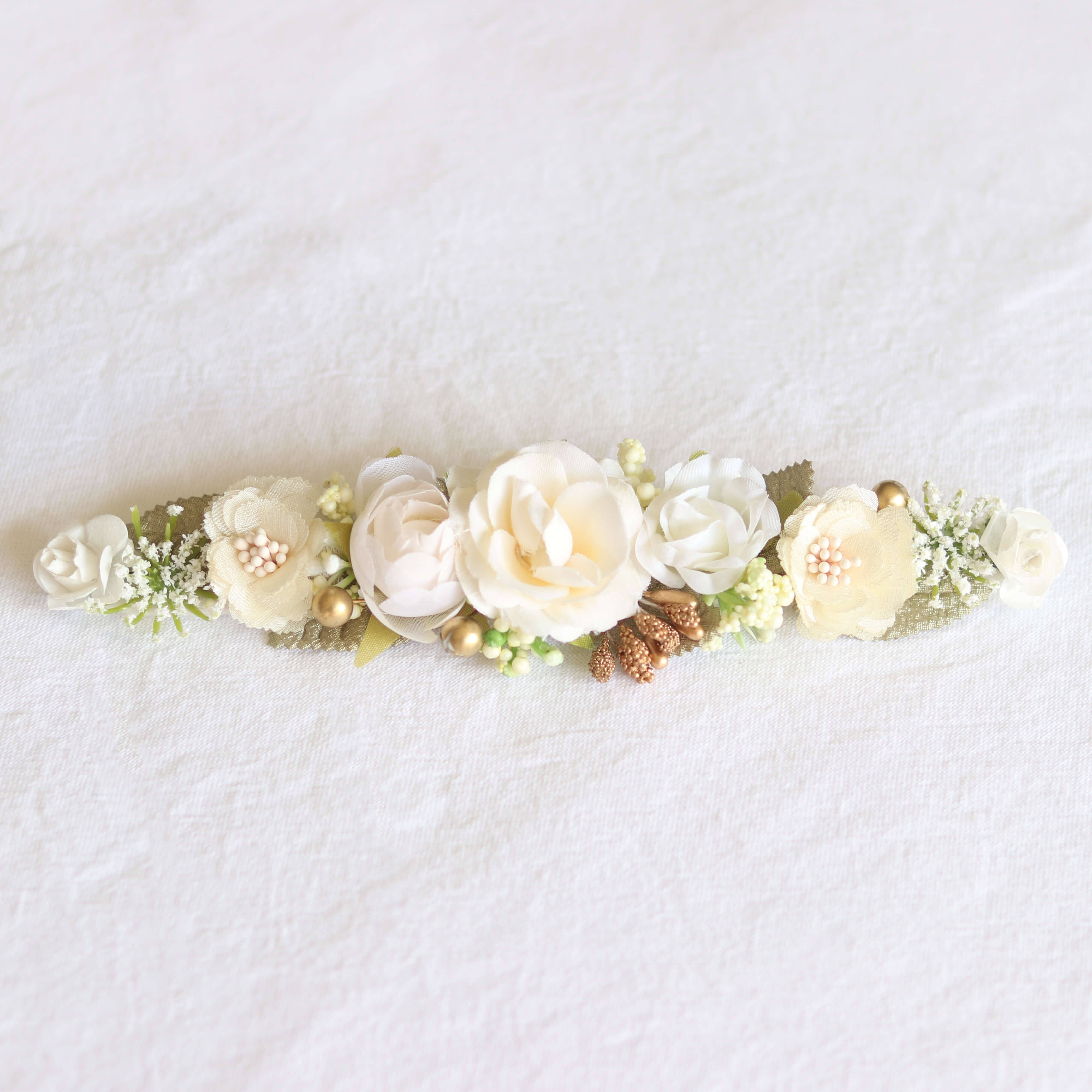 Sage baby floral headband - Image 5