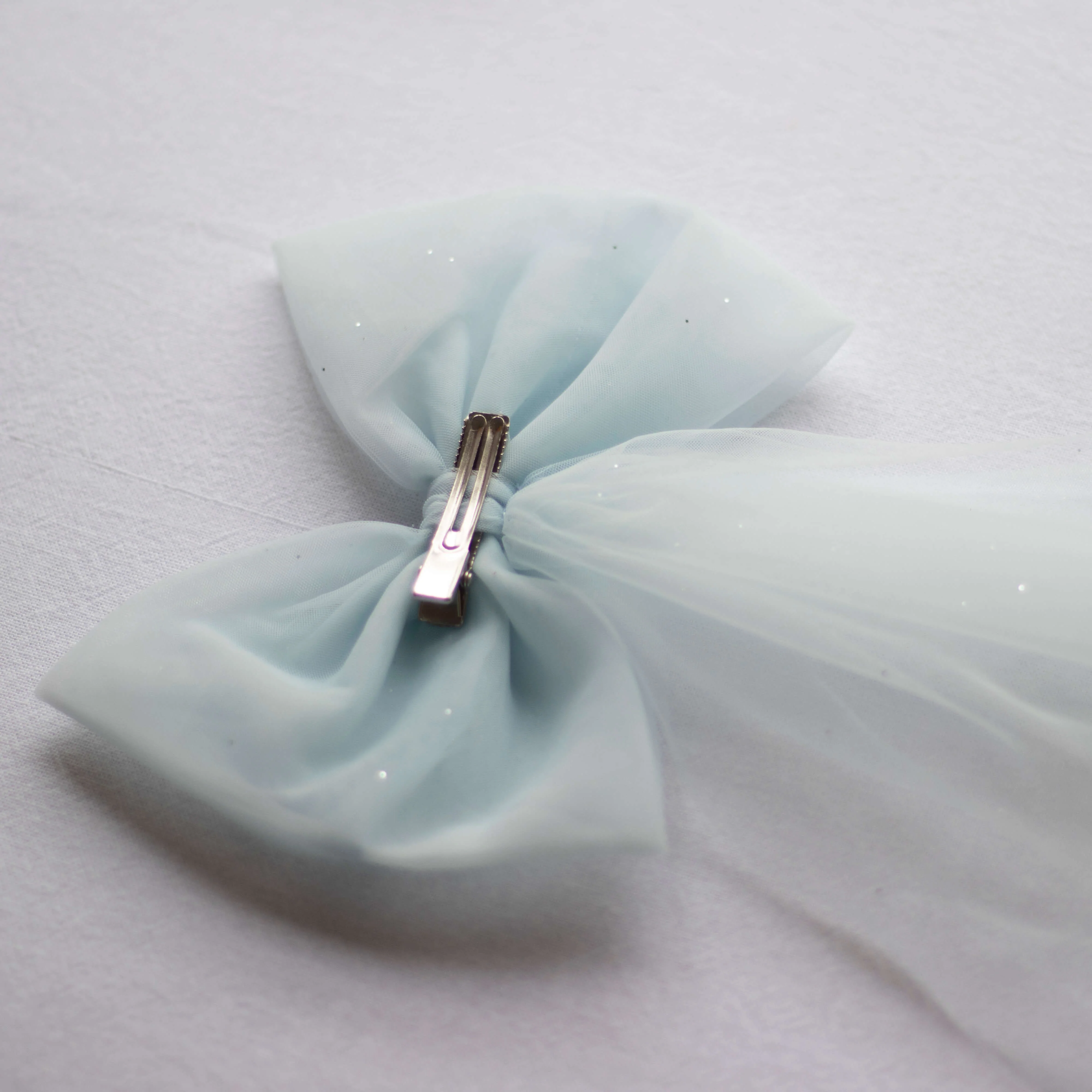 Tulle bows - Dusty blue - Image 5